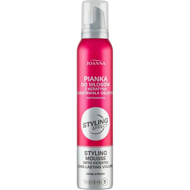 Joanna Styling Effect Keratin Hair Mousse, 150ml