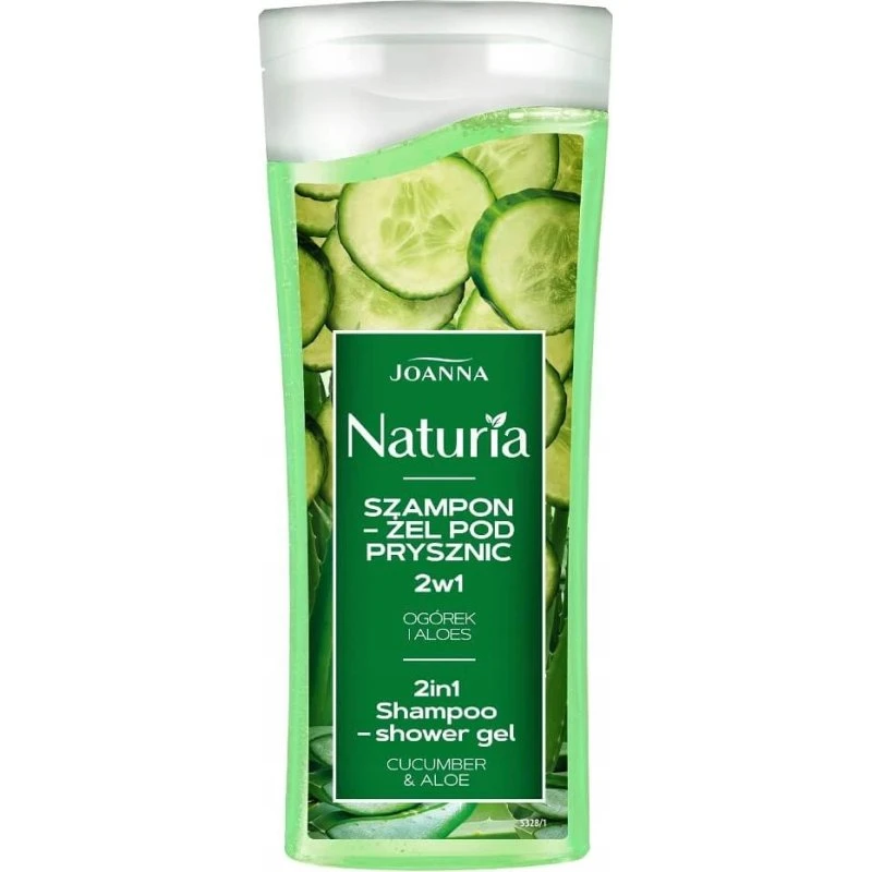 Joanna Naturia 2in1 Shampoo-Duschgel Gurke & Aloe Vera, 100 ml