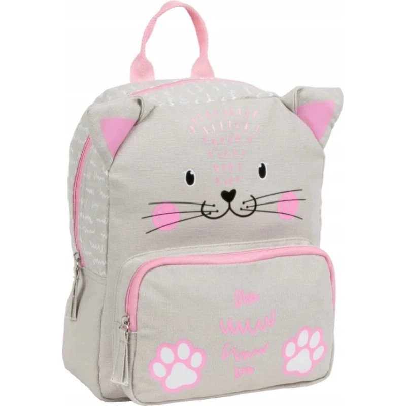 Kätzchen Segeltuch-Rucksack für den Kindergarten
