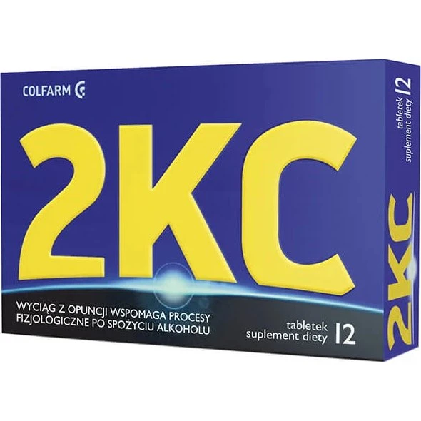 2 KC Nahrungsergänzungsmittel mit Kaktusfeigenextrakt, 12 Tabletten