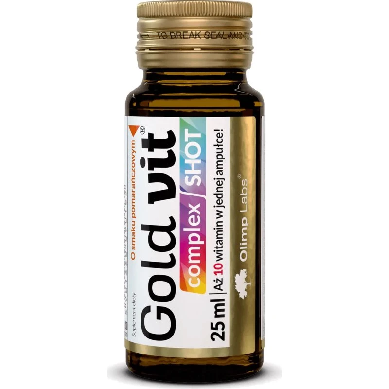 Olimp Gold-Vit Complex Shot, Vitamine, Orangengeschmack, 25 ml