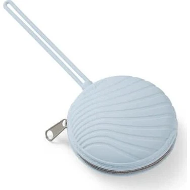 Babyono Schnullerhülle aus Silikon, Blau, 1 Stück
