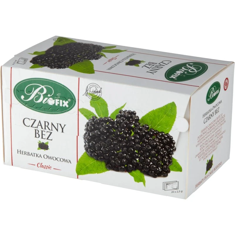 Bi Fix Classic Holunderbeere Früchtetee, 20 Beutel à 2,5 g