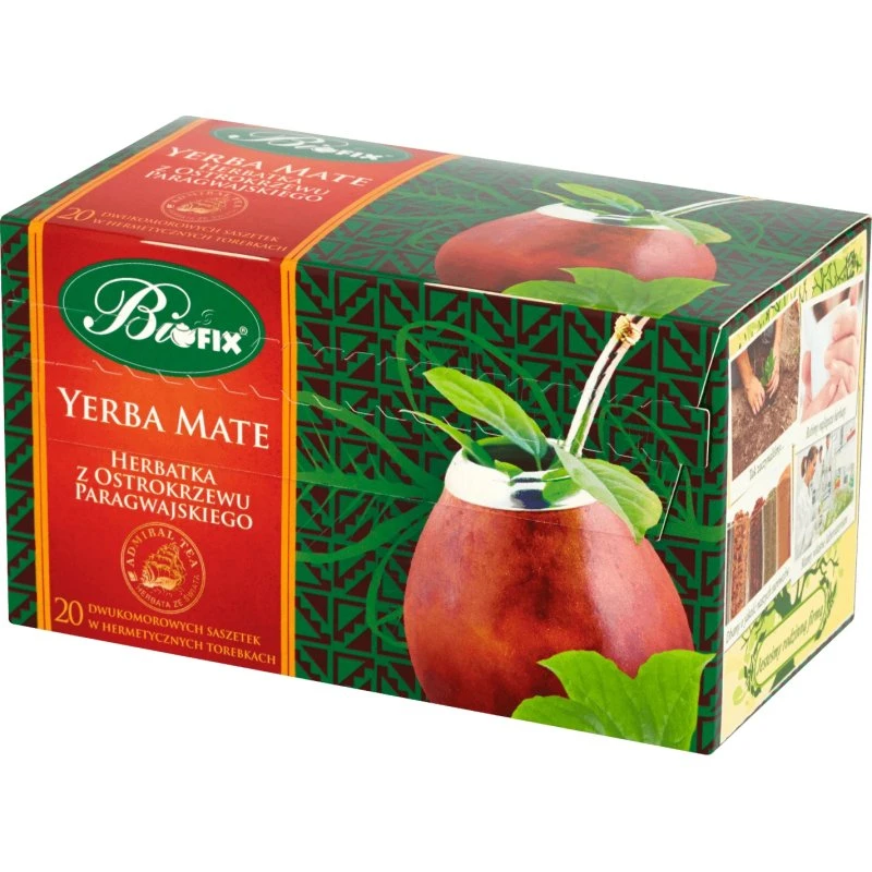 Bi Fix Admiral Tea Yerba Mate Tee, 20 Beutel