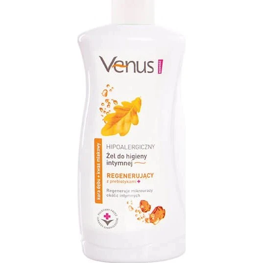 Venus Intimpflegegel mit Eichenrinde & Milchsäure, 500 ml