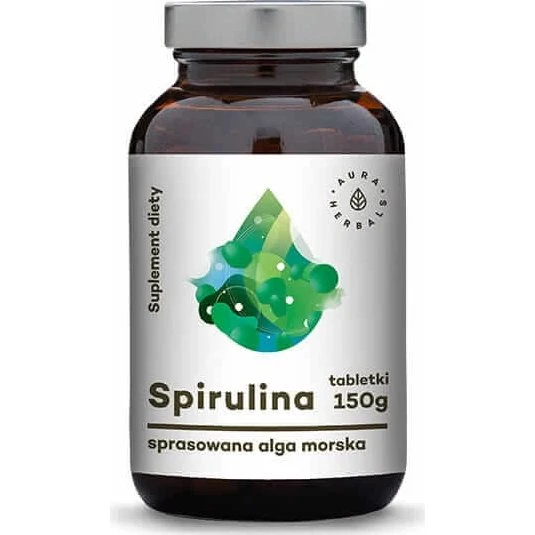 Aura Herbals Spirulina - 600 Tabletten (150g)