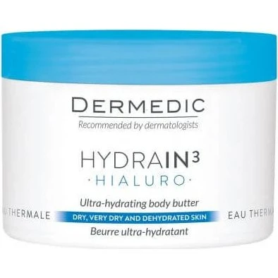 Dermedic Hydrain3 Hialuro Ultra-feuchtigkeitsspendende Körperbutter, 225 ml