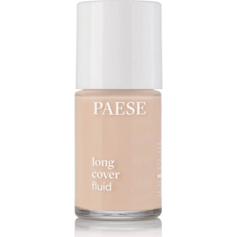 Paese Long Cover Fluid Foundation, Elfenbein, 30 ml