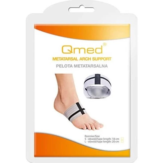 Qmed Mittelfußknochenstütze Mittelfußpolster - Größe L