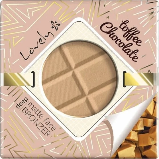 Lovely Toffee Deep Chocolate Matte Face & Body Powder, 9g