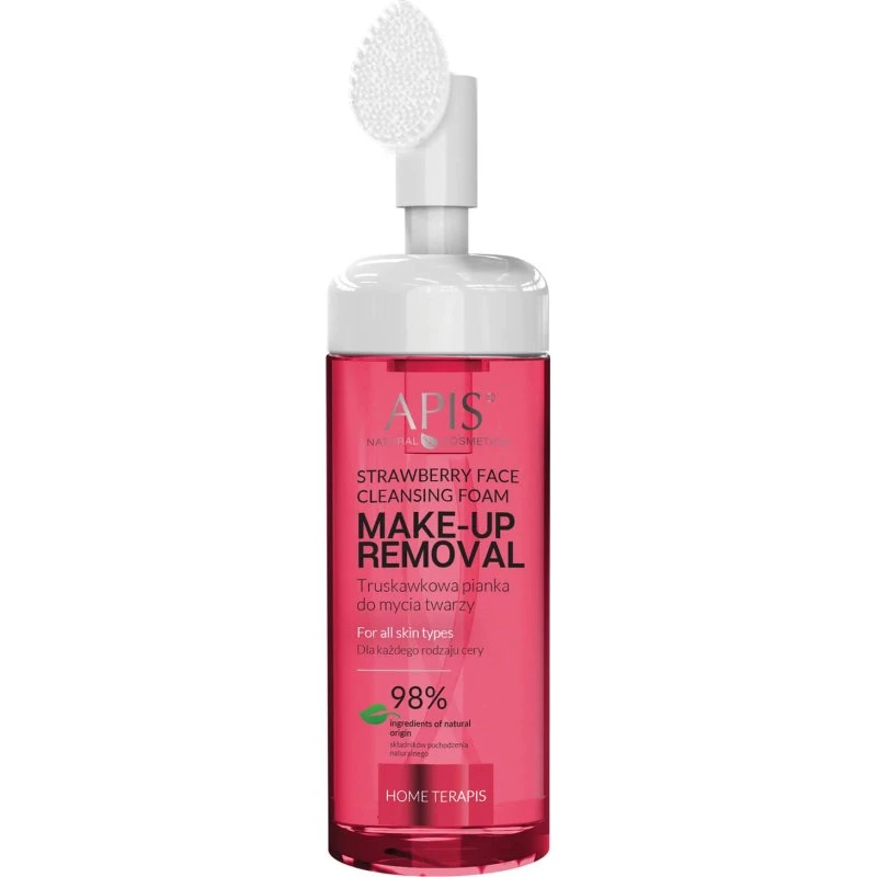 Apis Home Terapis Strawberry Reinigungsschaum mit Silikonbürste, 150 ml