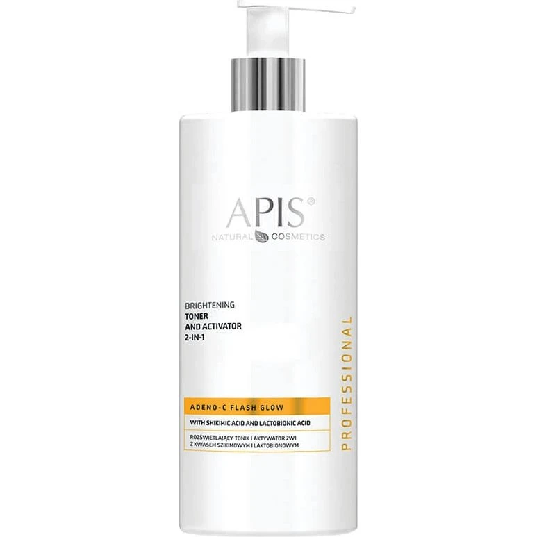 Apis Adeno-C Flash Glow 2in1 Tonikum & Aktivator, 500 ml