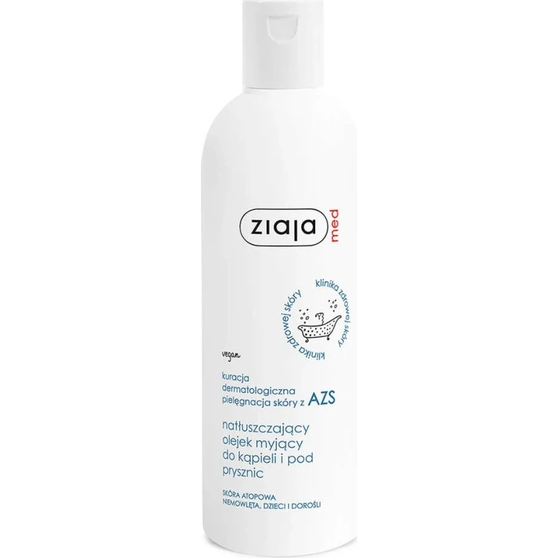 Ziaja Med AZS Rückfettendes Waschöl für atopische Haut, 270 ml