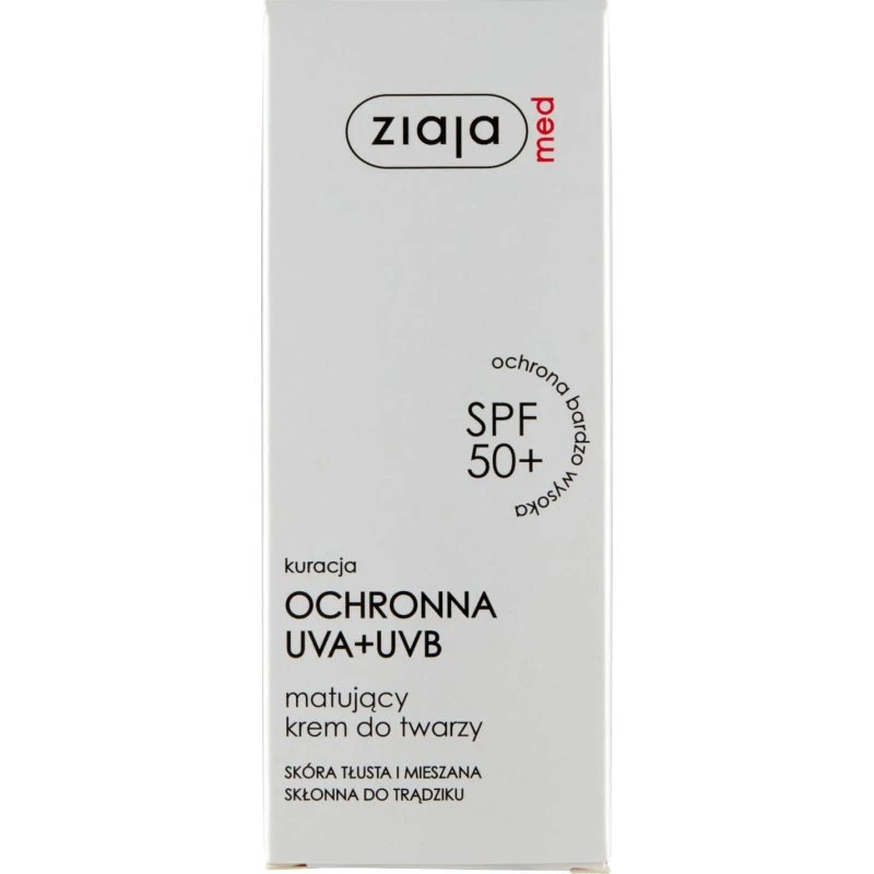 Ziaja Med Protective Treatment Mattierende Gesichtscreme LSF 50+, 50ml