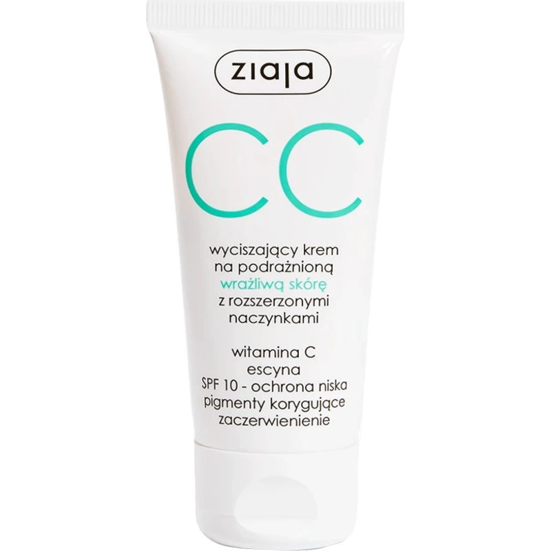 Ziaja Sensitiv CC Beruhigende Hautpflegecreme, 50 ml