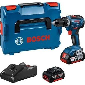 Bosch GSR 18V-55 Akku-Bohrschrauber mit 2x 5,0 Ah Akkus