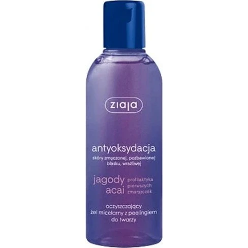 Ziaja Acai Berry Mizellengel mit Gesichtspeeling, 200ml