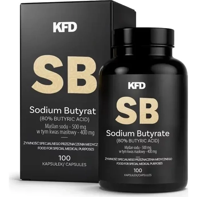 KFD Natriumbutyrat Kapseln – 100 Stück (500 mg)