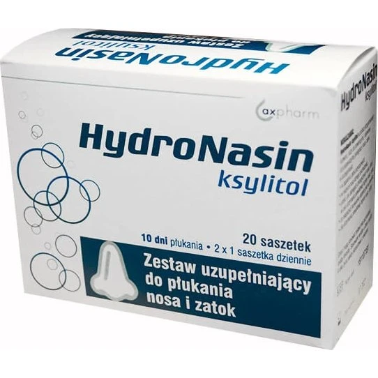HydroNasin Xylitol Nasen- und Sinusspülung Nachfüllpack, 20 Beutel