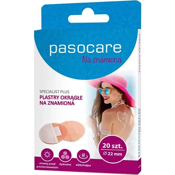 Pasocare Specialist Plus Muttermalpflaster, 22 mm, 20 Stück