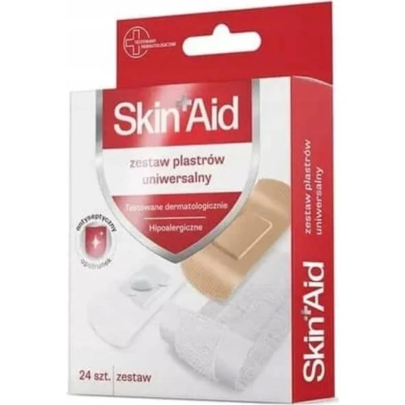 Skin Aid Mehrzweckpflaster-Set, 24 Stück