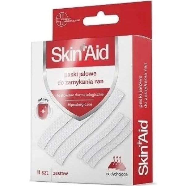 Skin Aid Sterile Wundverschluss-Streifen, 11 Stück