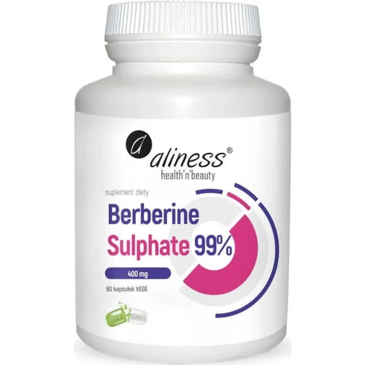 Aliness Berberinsulfat 99% 400 mg - 60 vegetarische Kapseln