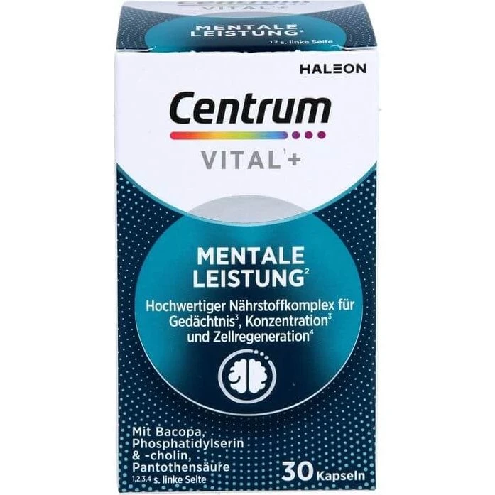 CENTRUM Vital+ Mentale Leistung Kapseln, 30 Stück