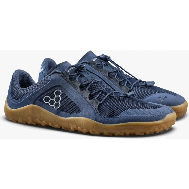 Vivobarefoot Men's Primus Trail FG 3.5 Barfußschuhe Dunkelblau