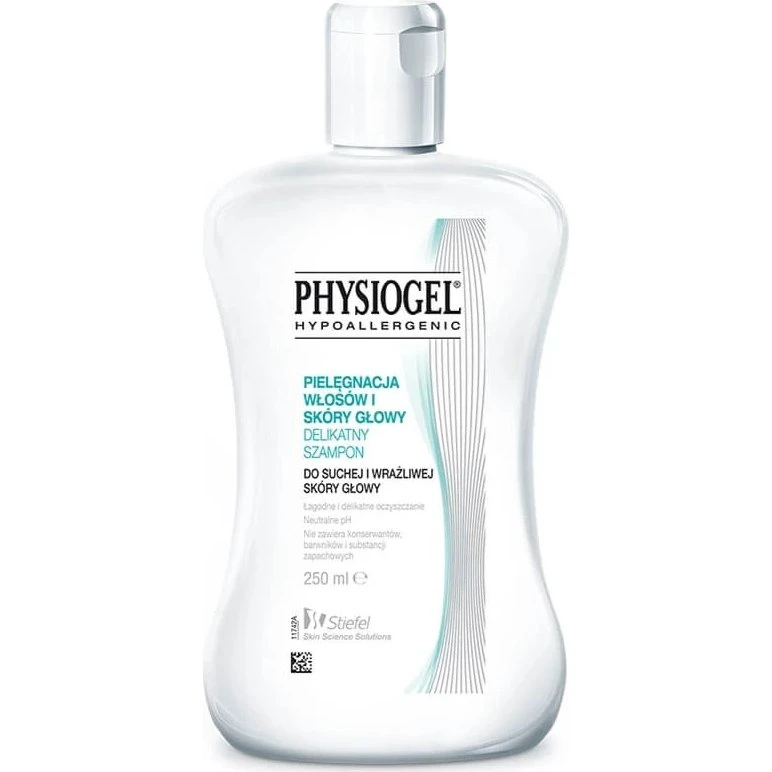 Physiogel Hypoallergen Sanftes Shampoo für trockene Haut, 250 ml