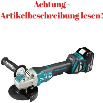 Makita DGA519RTJ Akku-Winkelschleifer 18V mit 2x 5,0 Ah