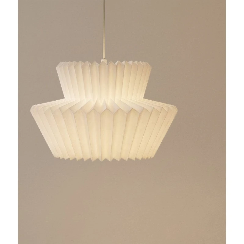 Lindby Pendelleuchte Magali Weiß, Papier, Ø 45 cm