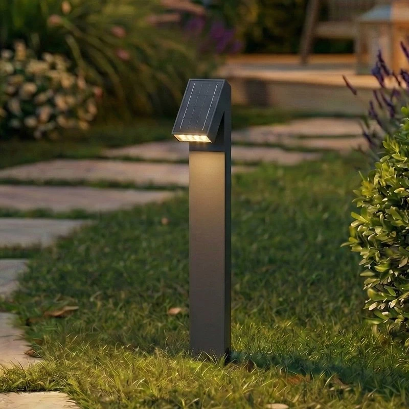 Lestor Prios LED-Solarwegeleuchte, Anthrazit, IP65, dimmbar