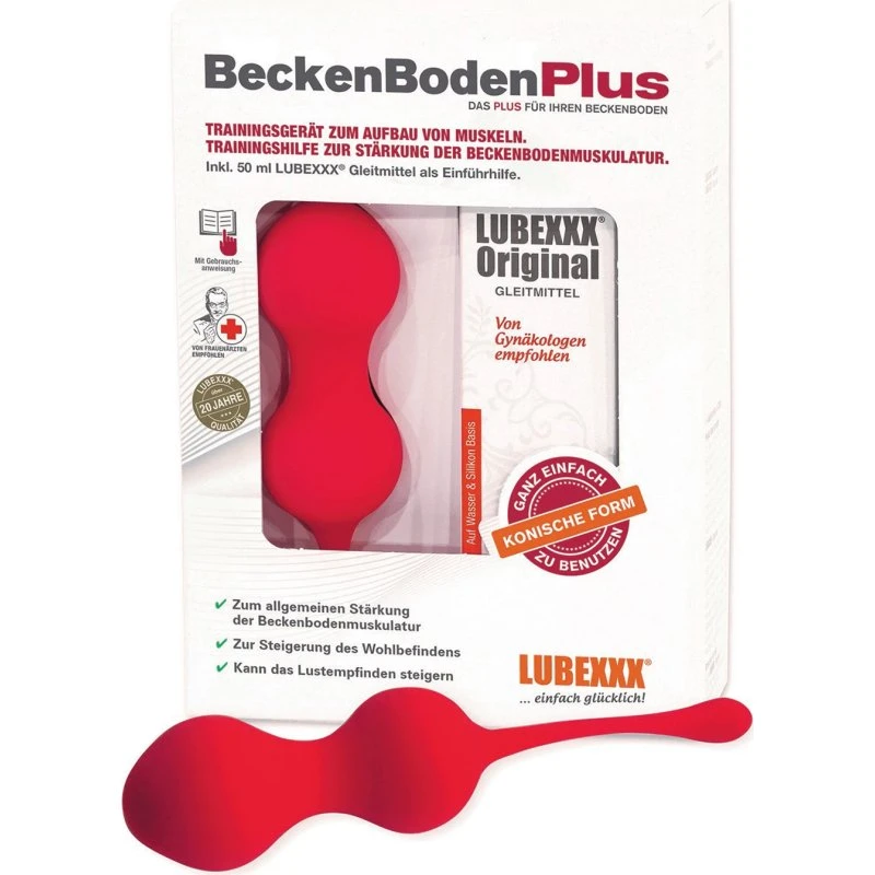 Lubexxx BeBoPlus Beckenbodentraining-Set: Vaginalgewicht 60g & Gel