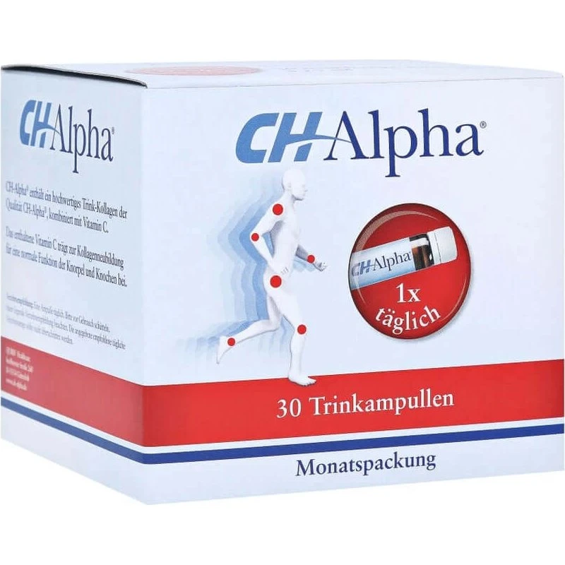 CH-Alpha Trink-Kollagen mit Vitamin C, 30 Ampullen