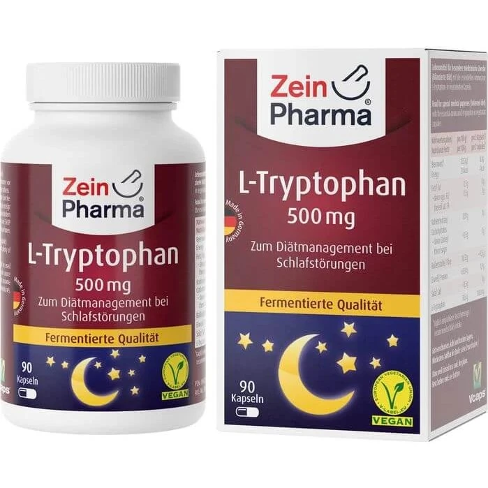ZeinPharma L-Tryptophan 500 mg Kapseln, 90 Stück
