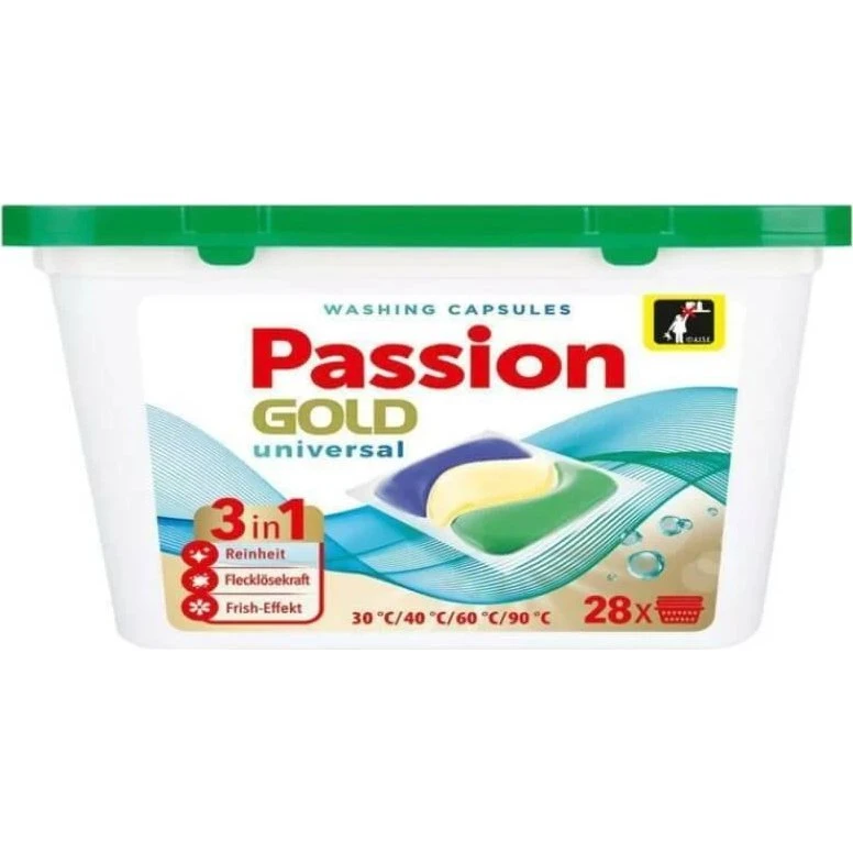 Passion Gold Multifunktions-Waschkapseln, 28 Stück