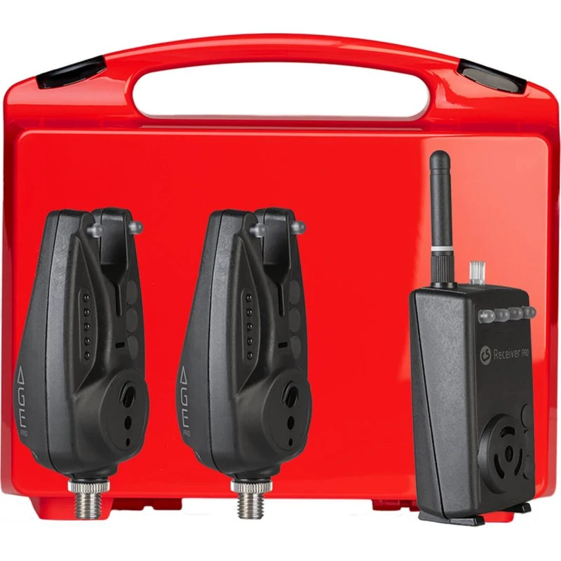 Carp Sounder AGE Pro Bissanzeiger 2+1 Set mit Transportkoffer