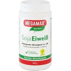 MEGAMAX Soja Eiweiß Vanille Vegan 400 g
