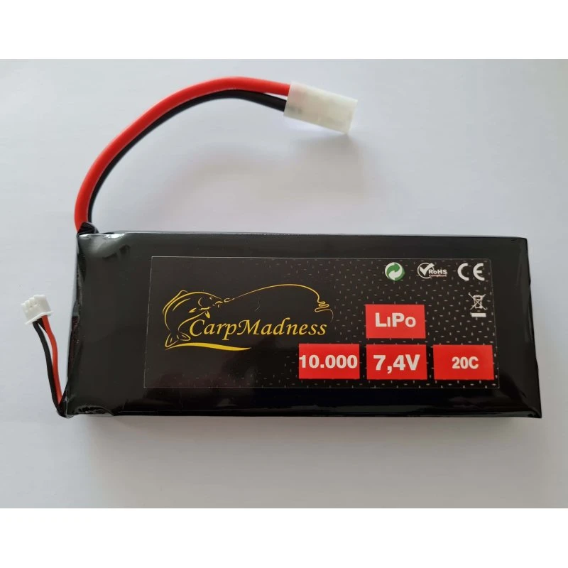 Profi Futterboot LiPo Akku 2S 10.000 mAh mit Schutzfunktion