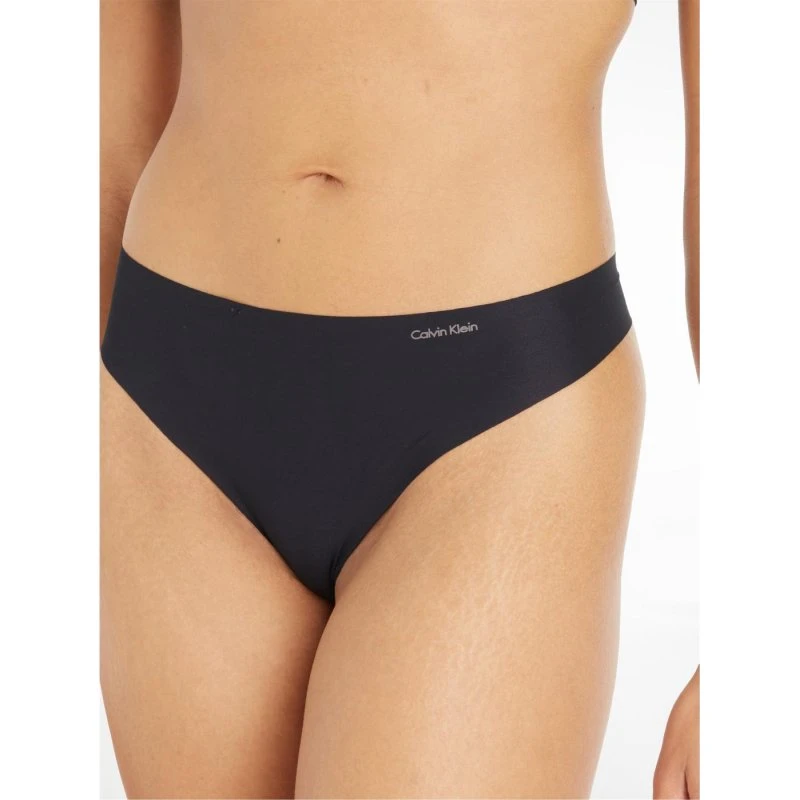 Calvin Klein Damen Thong Briefs nahtlos BK
