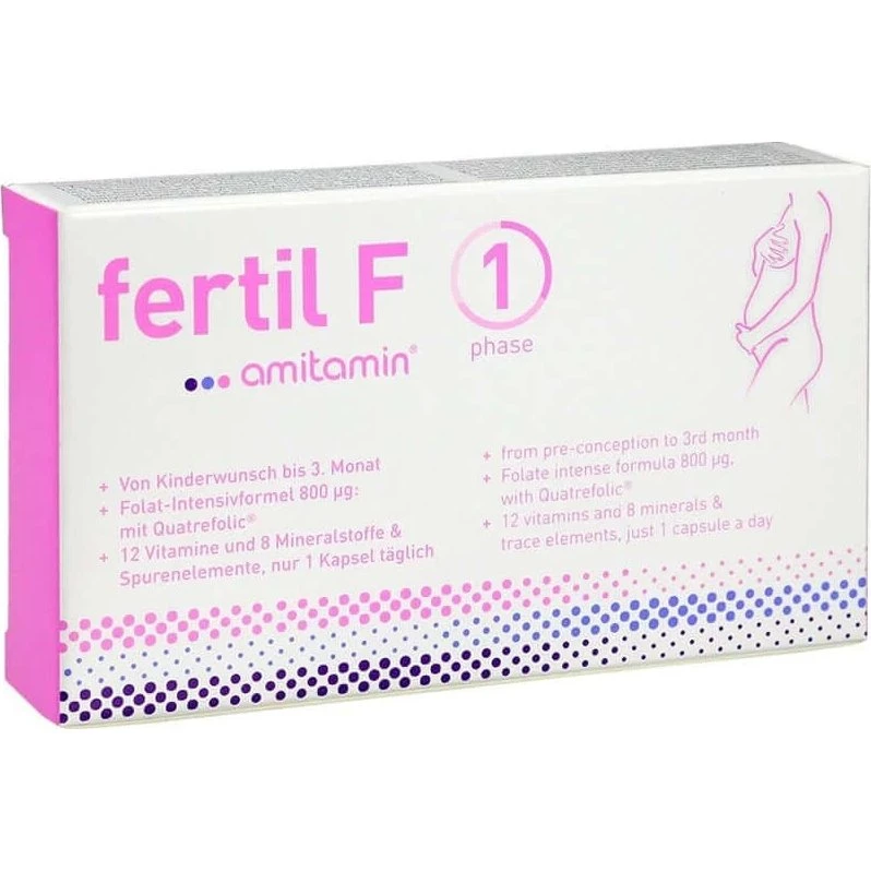Amitamin Fertil F Phase 1 Kapseln, 30 Stück
