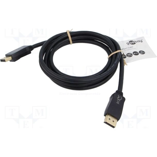 Goobay 74752 DisplayPort 2.1 Kabel 2m schwarz