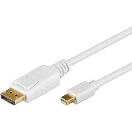 Goobay 52858 Mini DisplayPort auf DisplayPort 1 m weiß