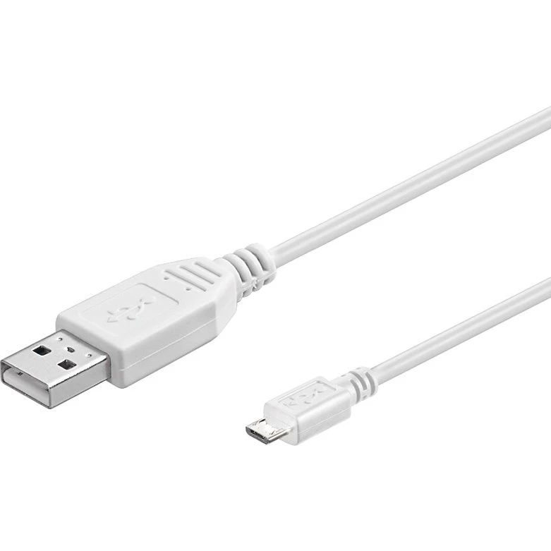 Goobay 43837 Micro-USB Kabel weiß 1 m