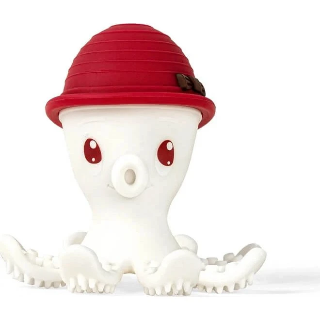 Mombella Silikon-Zahnfleischring Octopus, Rot
