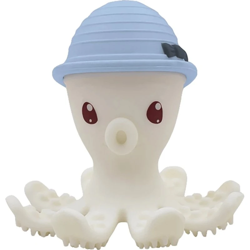 Mombella Oktopus Beißring, Hellblau, ab 3 Monaten