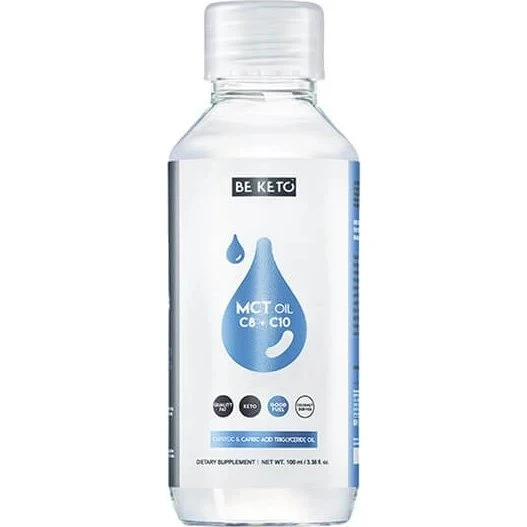 BeKeto MCT-Öl C8+C10, flüssiges Nahrungsergänzungsmittel, 100 ml