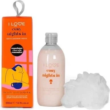 I Love Cosy Night's In Bath & Shower Duo (500ml + Body Wash)