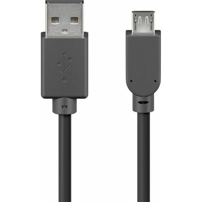 Goobay 34920 USB-A auf Micro-B Kabel 3 m schwarz
